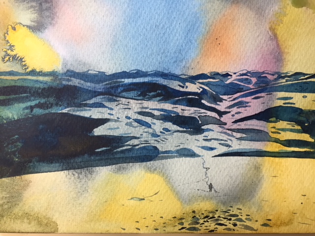 Introduktion, Watercolor, 30x20 cm, RM 2018