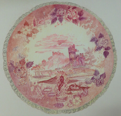Idyll, Drawing, 30x30 cm, RM 2015