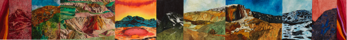 Passages, oil on canvas/panel, 30x250 cm, RM 2022 (Photo: Per-Erik Adamsson)