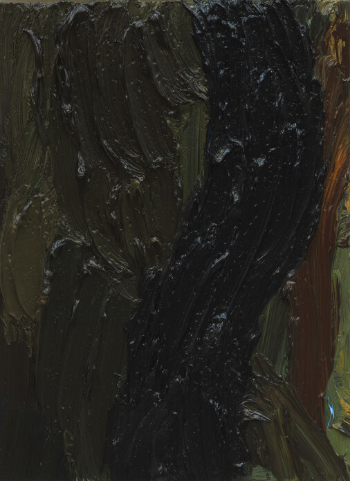Material Road, 30x22cm oil on wood RM 2017