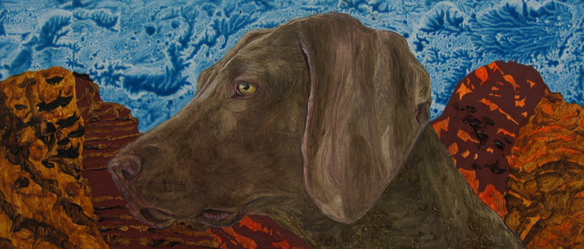 Leila, Oil on panel, 15x32 cm, RM 2012